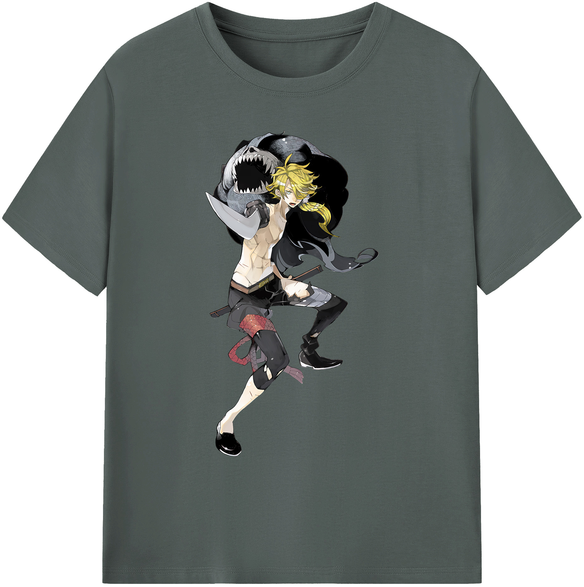 （画像用） 刀剣乱舞 Touken Ranbu 綿100％ メンズ半袖Tシャツ｜肌触りやわらか＆通気性